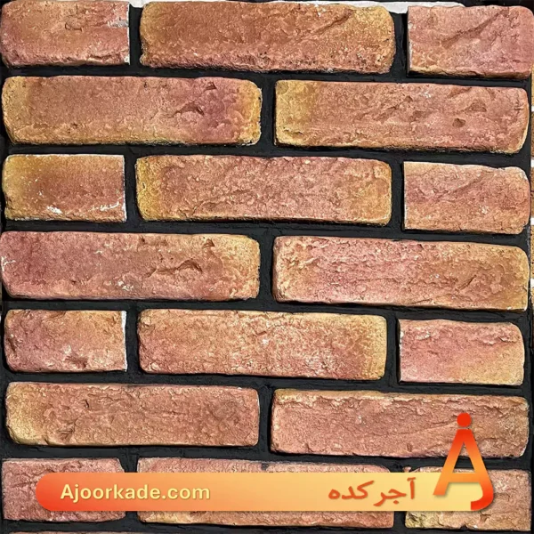 آجر دکوراتیو قرمز پتینه کد 759