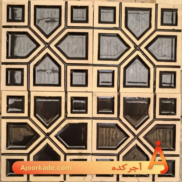 خشت دست‌ساز لعابی طرح‌دار