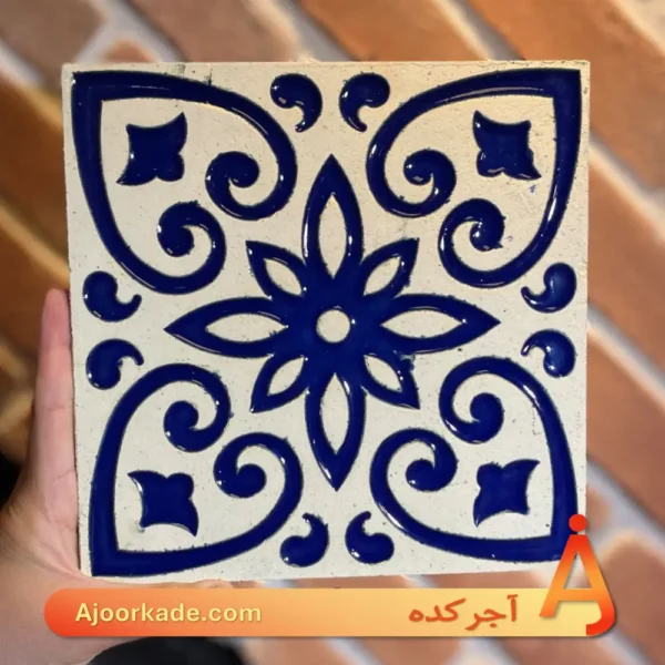 خشت دست‌ساز لعابی طرح‌دار