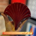 خشت دست‌ساز لعابی طرح پولک ماهی