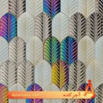 خشت دست ساز لعابی طرح فیکوس