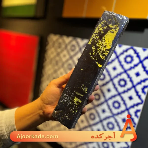 خشت دست‌ساز لعابی رنگ‌های احیایی