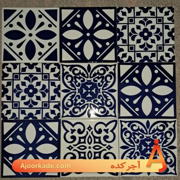 کاشی دست‌ساز طرح‌دار 20در20